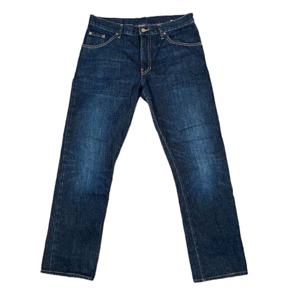 Raleigh Denim Handcrafted Jones Men's Jeans Medium Dark Wash Signed Size 32